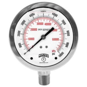 4 Glycerine-Filled Pressure Gauge (0-30 PSI)